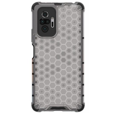 Улучшенная защита Honeycomb Xiaomi Redmi Note 10 Pro прозрачный твердый силиконовый (TPU) и пластиковый чехол | Vacins.lv