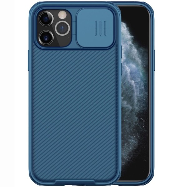 „Nillkin“ CamShield чехол – синий (iPhone 12 / 12 Pro)