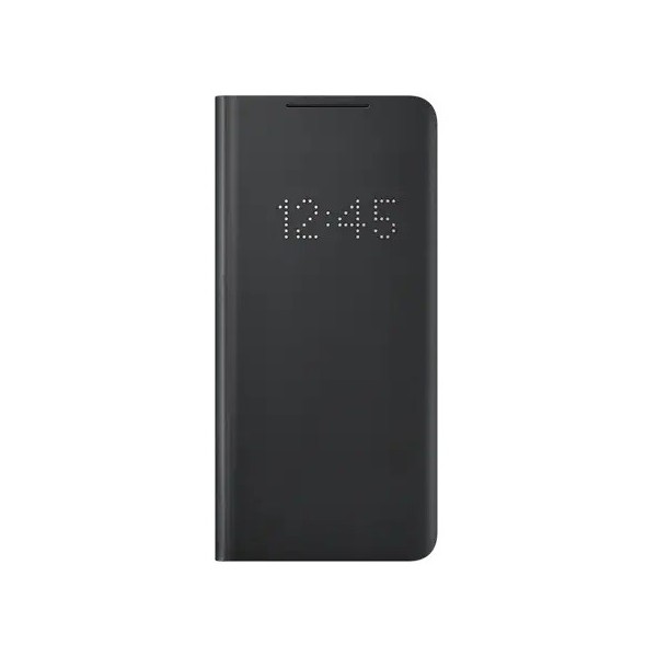 „Samsung“ Smart Led View Cover atvērams maciņš - melns (Galaxy S21 Ultra)