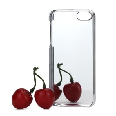 Spogulis sudrabs Apple iPhone 5 5S apvalks / vacins.lv
