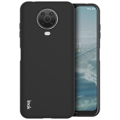 Nokia 6.3 (2021), G10, G20 „Imak“ cieta silikona (TPU) melns apvalks | vacins.lv