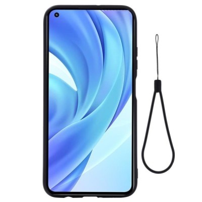 Xiaomi Mi 11 Lite Shell (TPU) твердый силиконовый чехол - чёрный | Vacins.lv