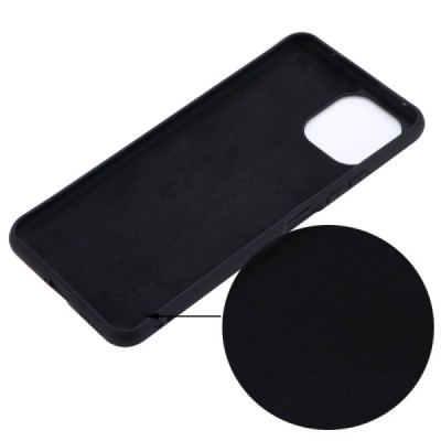 Xiaomi Mi 11 Lite Shell (TPU) твердый силиконовый чехол - чёрный | Vacins.lv