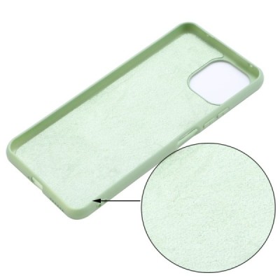Xiaomi Mi 11 Lite Shell cieta silikona (TPU) zaļš apvalks | Vacins.lv