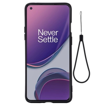 OnePlus 8T Shell (TPU) твердый силиконовый чехол - чёрный | Vacins.lv