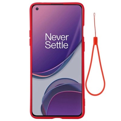 OnePlus 8T Shell (TPU) твердый силиконовый чехол - красный | Vacins.lv