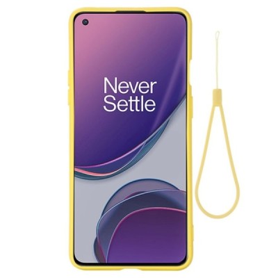 OnePlus 8T Shell (TPU) твердый силиконовый чехол - жёлтый | Vacins.lv