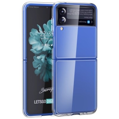 Samsung Galaxy Z Flip3 (F711) прозрачный пластиковый чехол | Vacins.lv