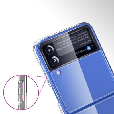 Samsung Galaxy Z Flip3 (F711) прозрачный пластиковый чехол | Vacins.lv
