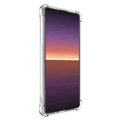 Sony Xperia 10 III Imak pastiprinātas aizsardzības cieta silikona (TPU) dzidrs vāciņš | Vacins.lv