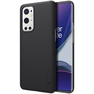 Nillkin Frosted Shield OnePlus 9 Pro черный пластиковый чехол | Vacins.lv
