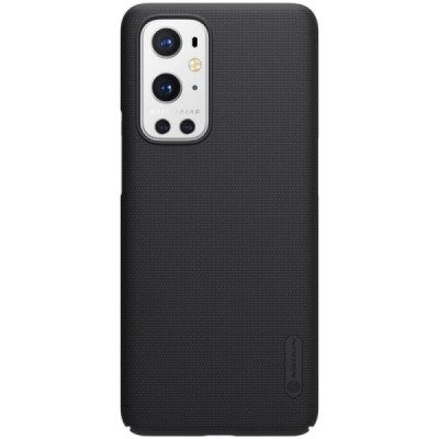 Nillkin Frosted Shield OnePlus 9 Pro melns plastmasas futrālis | Vacins.lv
