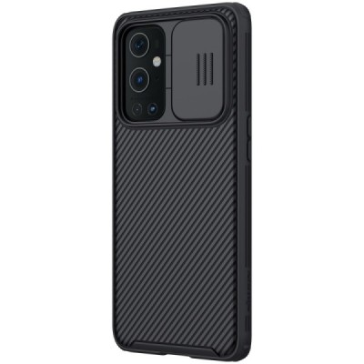 OnePlus 9 Pro Nillkin CamShield чёрный чехол, задняя часть с защитой камеры | Vacins.lv