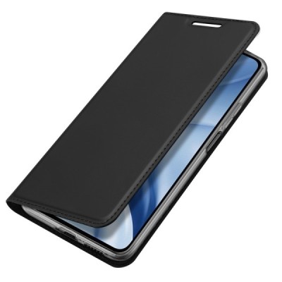 Xiaomi Mi 11 Lite „Dux Ducis“ Skin sērijas melns ādas atvērams maciņš | Vacins.lv