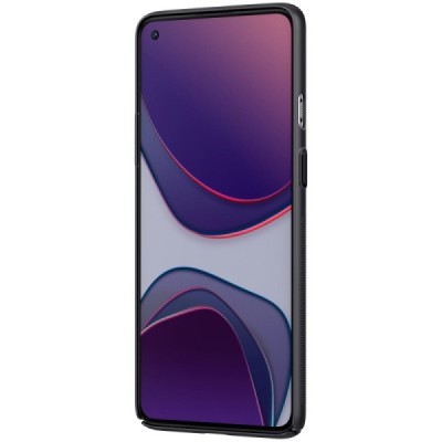 OnePlus 8T Nillkin CamShield чёрный чехол, задняя часть с защитой камеры | Vacins.lv