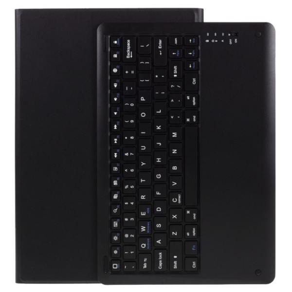 Atvēramais futrālis ar tastatūra - melns (Galaxy Tab S7 FE 12.4" / S7+ 12.4" / S8+ 12.4")
