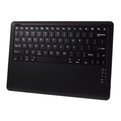 Samsung Galaxy Tab S7 FE 12.4", S7+ 12.4" (T976, T970) ādas atvēramais melns futrālis ar bluetooth tastatūra | Vacins.lv