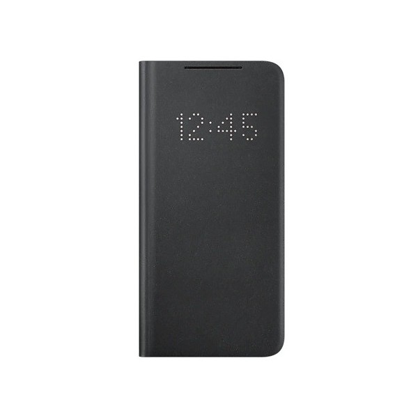 „Samsung“ Smart Led View Cover atvērams maciņš - melns (Galaxy S21)