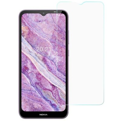 Nokia C10, Nokia C20 „Calans“ 9H Tempered Glass частичное покрытие защитное стекло 0,3 мм - прозрачный | Vacins.lv