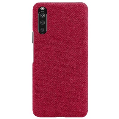 Sony Xperia 10 III „Bi-Color“ Splicing sarkans ādas apvalks | Vacins.lv