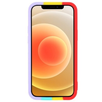 Apple iPhone 12 Mini „Popit“ Bubble sarkans mīksta silikona (TPU) apvalks | Vacins.lv