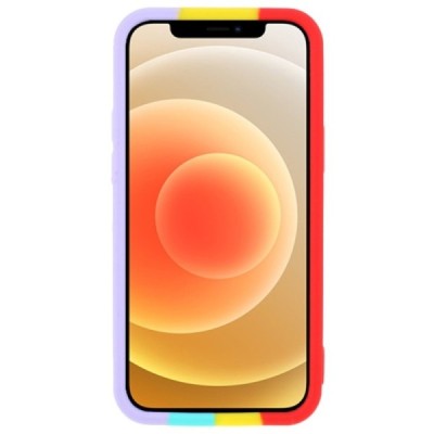 Apple iPhone 12 (12 Pro) „Popit“ Bubble мягкий силиконовый чехол из TPU красного цвета | Vacins.lv