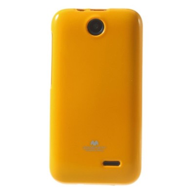 Mercury geltonas HTC Desire 310 kieto silikono (TPU) dėklas / Priedai.lt