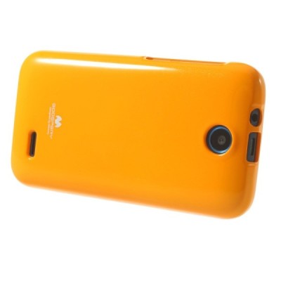 Mercury geltonas HTC Desire 310 kieto silikono (TPU) dėklas / Priedai.lt