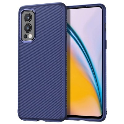 OnePlus Nord 2 твердый силиконовый чехол (TPU) - синий | Vacins.lv