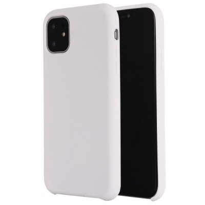 Apple iPhone 11 твердый силиконовый (TPU) чехол белый | Vacins.lv
