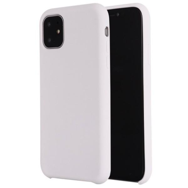 Твердый силиконовый (TPU) чехол - белый (iPhone 11)