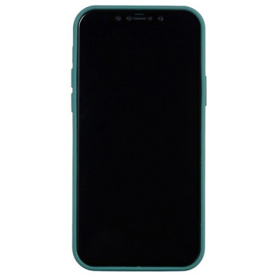 Apple iPhone 12 (12 Pro) cieta silikona (TPU) tumši zaļš apvalks | Vacins.lv