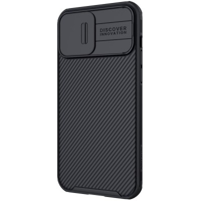 Apple iPhone 13 Pro Max „Nillkin“ CamShield чёрный чехол, задняя часть с защитой камеры | Vacins.lv