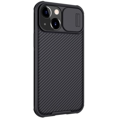 Apple iPhone 13 Mini „Nillkin“ CamShield чёрный чехол, задняя часть с защитой камеры | Vacins.lv