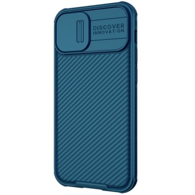 Apple iPhone 13 Mini „Nillkin“ CamShield синий чехол, задняя часть с защитой камеры | Vacins.lv