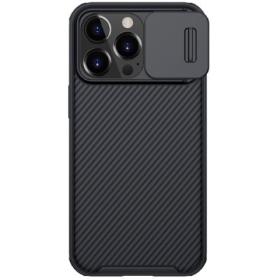 Apple iPhone 13 Pro „Nillkin“ CamShield чёрный чехол, задняя часть с защитой камеры | Vacins.lv