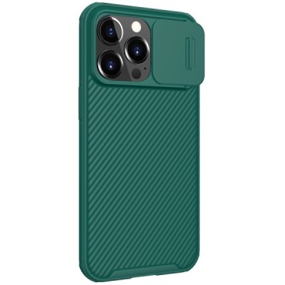 Apple iPhone 13 Pro „Nillkin“ CamShield зелёный чехол, задняя часть с защитой камеры | Vacins.lv