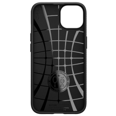 „Spigen“ Liquid Air Apple iPhone 13 Mini чёрный твердый силиконовый чехол | Vacins.lv