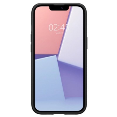 „Spigen“ Liquid Air Apple iPhone 13 чёрный твердый силиконовый чехол | Vacins.lv