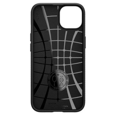 „Spigen“ Liquid Air Apple iPhone 13 чёрный твердый силиконовый чехол | Vacins.lv