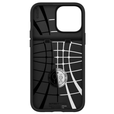 Apple iPhone 13 Pro Max „Spigen“ Slim Armor CS melns silikons apvalks | vacins.lv