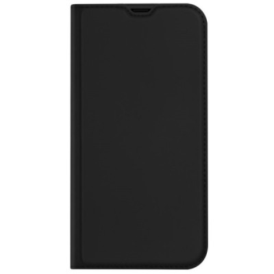 Apple iPhone 13 Pro „Dux Ducis“ Skin sērijas melns ādas atvērams maciņš | Vacins.lv