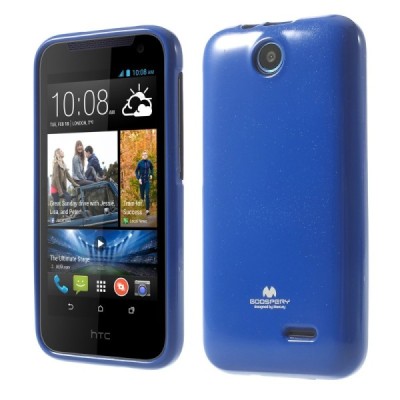 HTC Desire 310 Mercury tumši zils cieta silikona (TPU) futrālis / Vacins.lv