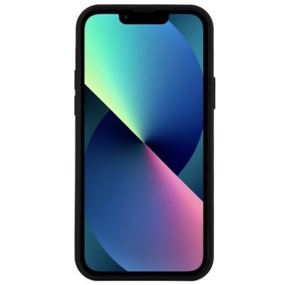 Apple iPhone 13 „Shell“ cieta silikona (TPU) melns apvalks | vacins.lv