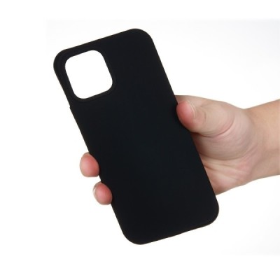 Apple iPhone 13 „Shell“ cieta silikona (TPU) melns apvalks | vacins.lv