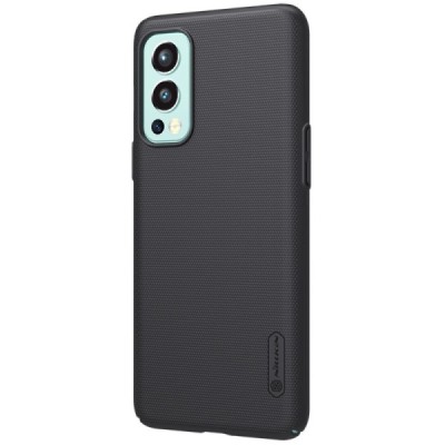 Nillkin Frosted Shield OnePlus Nord 2 melns plastmasas futrālis | Vacins.lv