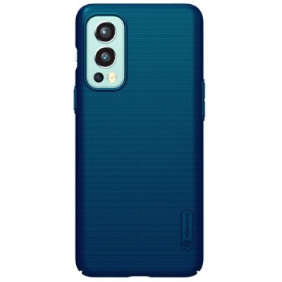 Nillkin Frosted Shield OnePlus Nord 2 синий пластиковый чехол | Vacins.lv