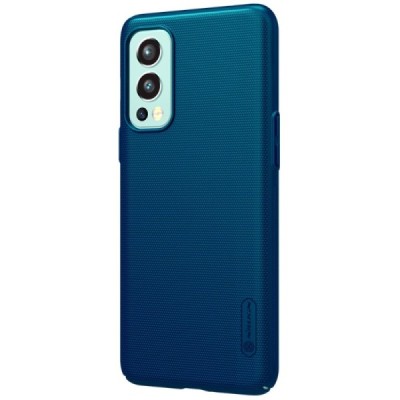 Nillkin Frosted Shield OnePlus Nord 2 zils plastmasas futrālis | Vacins.lv