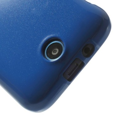 HTC Desire 310 Mercury tumši zils cieta silikona (TPU) futrālis / Vacins.lv