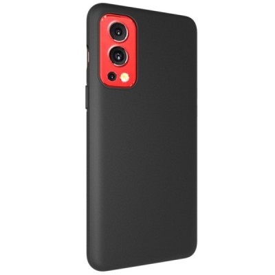 Твердый силиконовый чехол (TPU) для OnePlus Nord 2 - чёрный | Vacins.lv